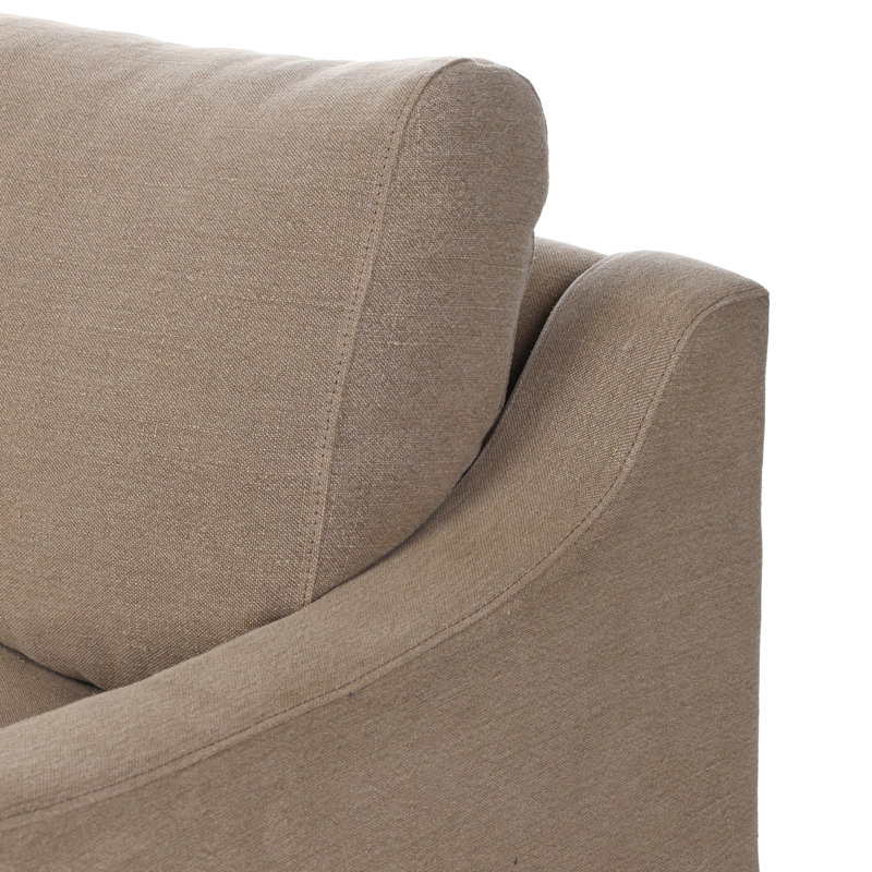 Aurelia 3-Piece Sectional, Broadway Canvas Linen