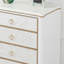 Commode d'appoint 5 tiroirs Light Luxury