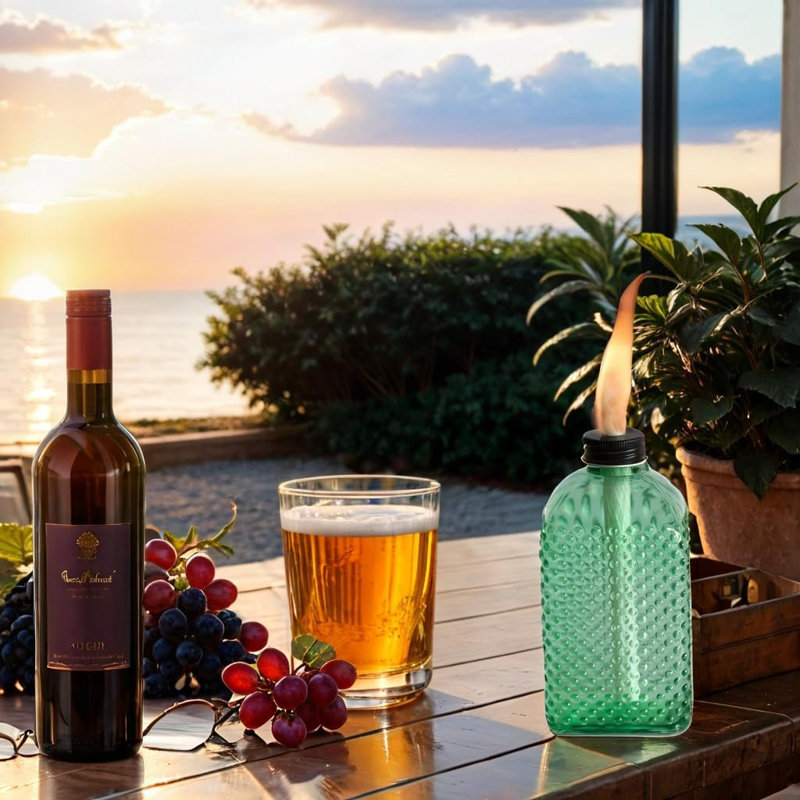 4-Pack Table Torch,Torch Wicks, Torch Light,Tabletop Torch,Citronella Torch,Garden Torch