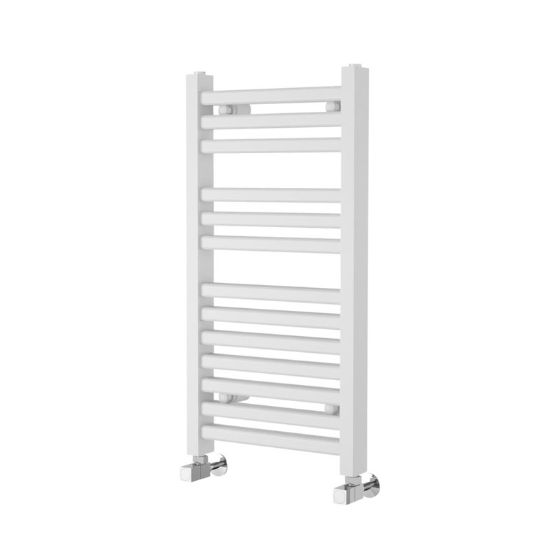 Trang Straight Towel Rail Heated Towel Rails, White, 800mm H x 400mm W