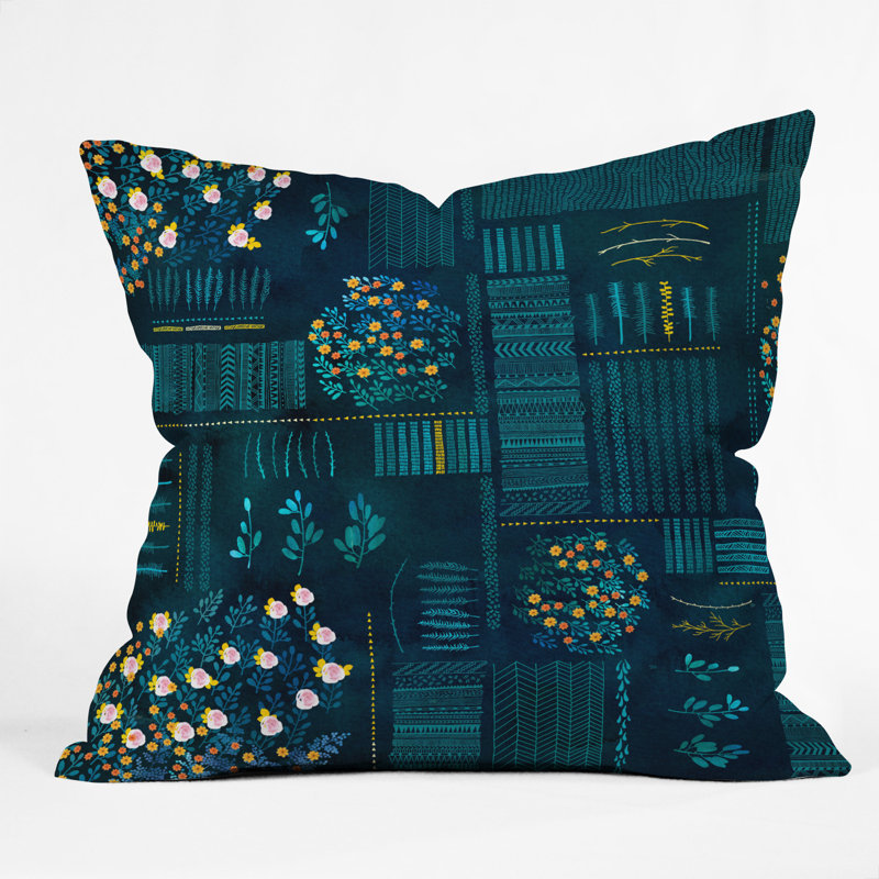 Coussin décoratif à champs iveta abolina fumé, 20 po x 20 po