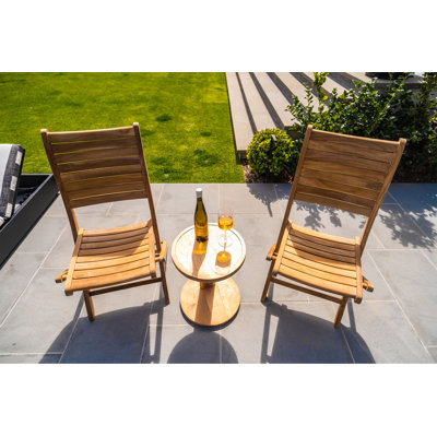 Nordic Teak - Rapaport Natural Teak C Shaped Side Table