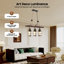 Brocadero 3 - Light Matte Black Kitchen Island Pendant-907753020
