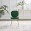 Evita Luxury Velvet and Metal Dining Chairs - Elegant Modern Mid Century Style-217361055