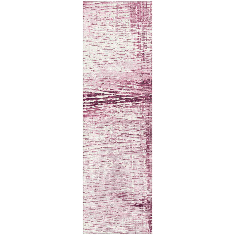 Premium Machine Washable Pirtle AMF1981 Stripes Rug, Runner 2'3" x 7'6"