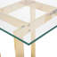 Runcorn Glass Top Cross Legs End Table-40553159