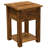 Solid Wood End Table with Storage