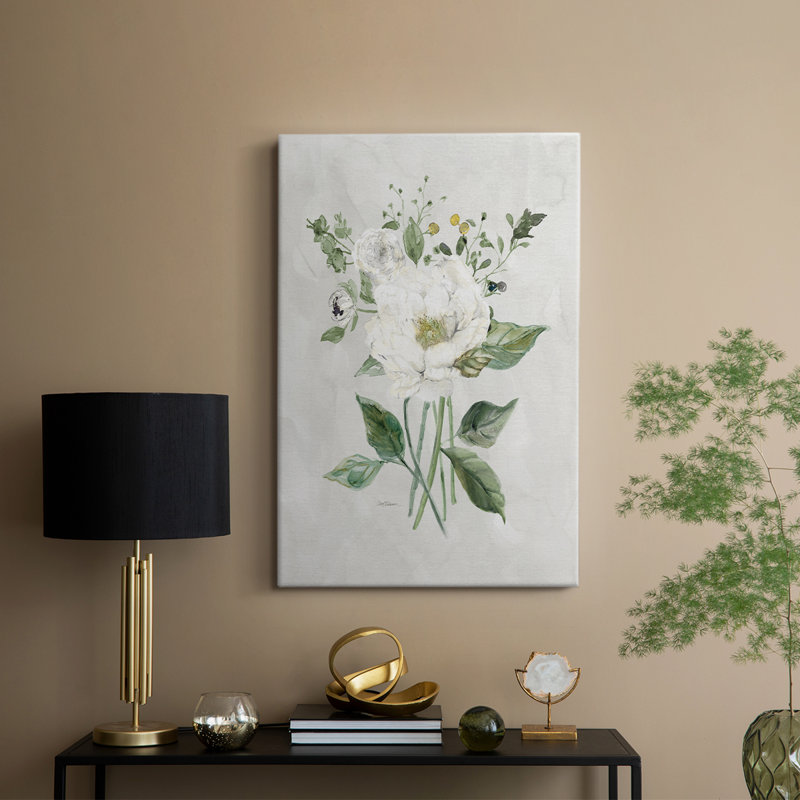 White Farmhouse Botanical II - galerie Cavas sur mesure, H 18 po x l 12 po