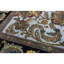 Crown Wool Oriental Area Rug in Blue/Black/Brown