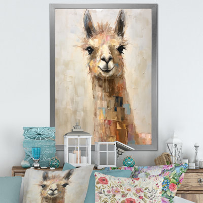 " Furry Llama Portrait II "