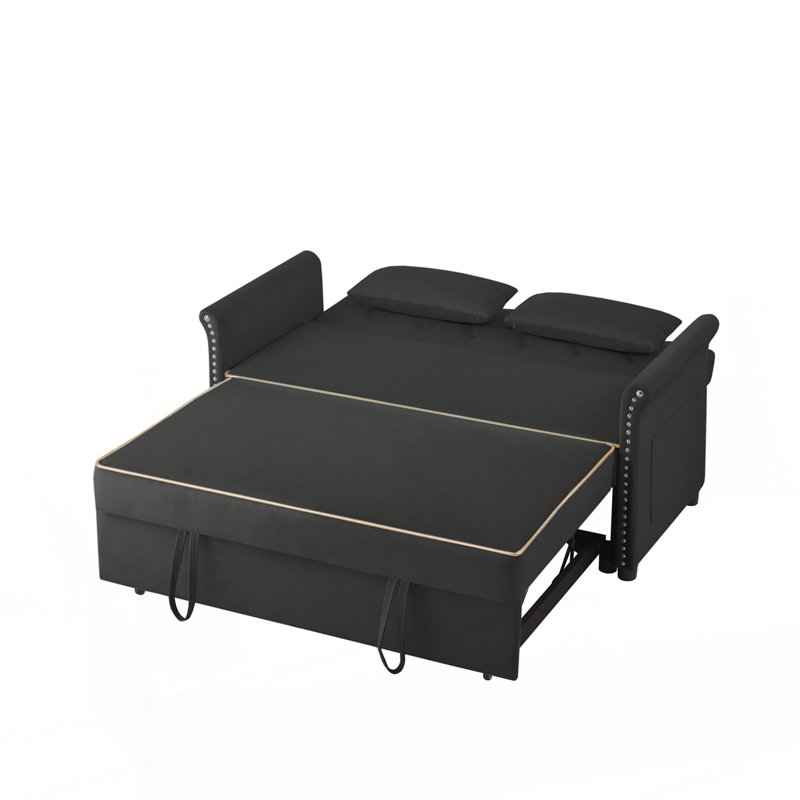 Sofa Bed Cloud Couch, Black