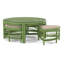 Table basse en rotin avec bancs Raffles-71441853-71441913