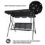 3 Person Porch Swing with Canopy-863687596