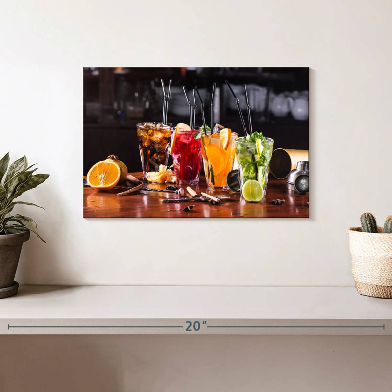 Yarlin Cocktails Selection, 8" H x 12" W