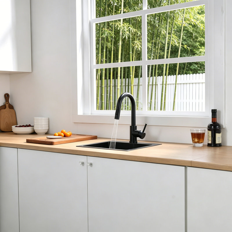 Robinets de lavabo avec douchette rétractable, robinet de préparation pour mini-bar