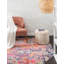 Tapis abstrait orange / gris / bleu marine-86623923