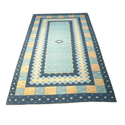 Dhurrie Hand Woven Wool Area Rug