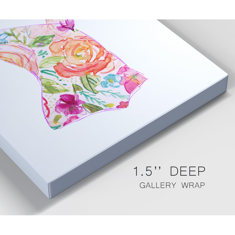 Impression sur toile tendue Tropical, H 48 po x l 32 po x P 1 po