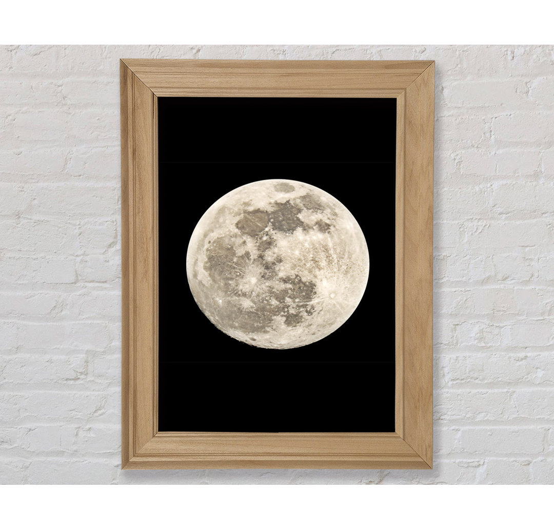 Der Mond - Einzelne Bilderrahmen Kunstdrucke