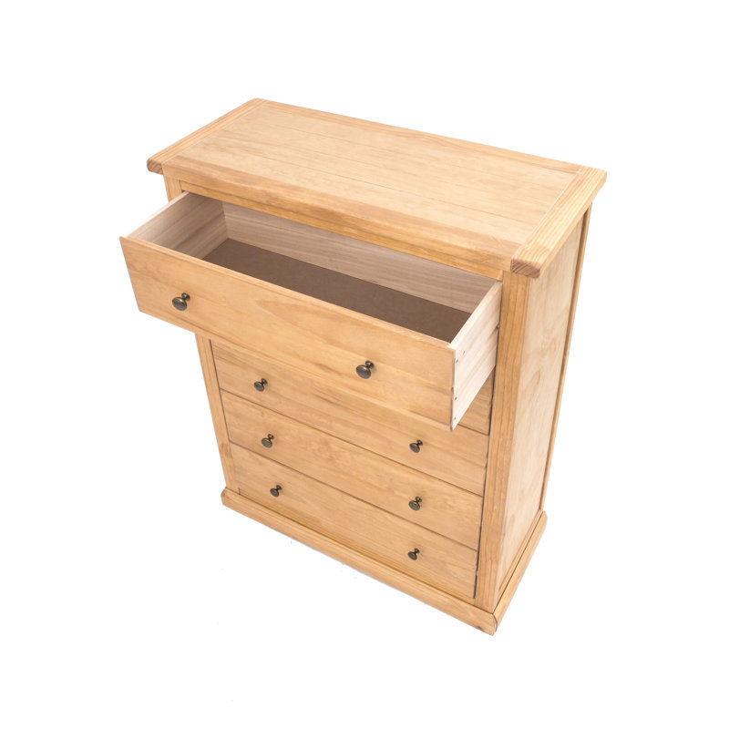 90 cm W Chest of 5 Drawers