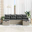 231cm Wide Patio Sofa with Cushions