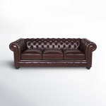 Freddie 95'' W Leather Sofa