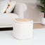 Repose-pieds carré avec rangement en chenille et couvercle capitonné, tabouret d'appoint ivoire-1495531782