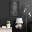 «Game Apparatus Blueprint Vernis Chalkboard», art mural en métal-428305008