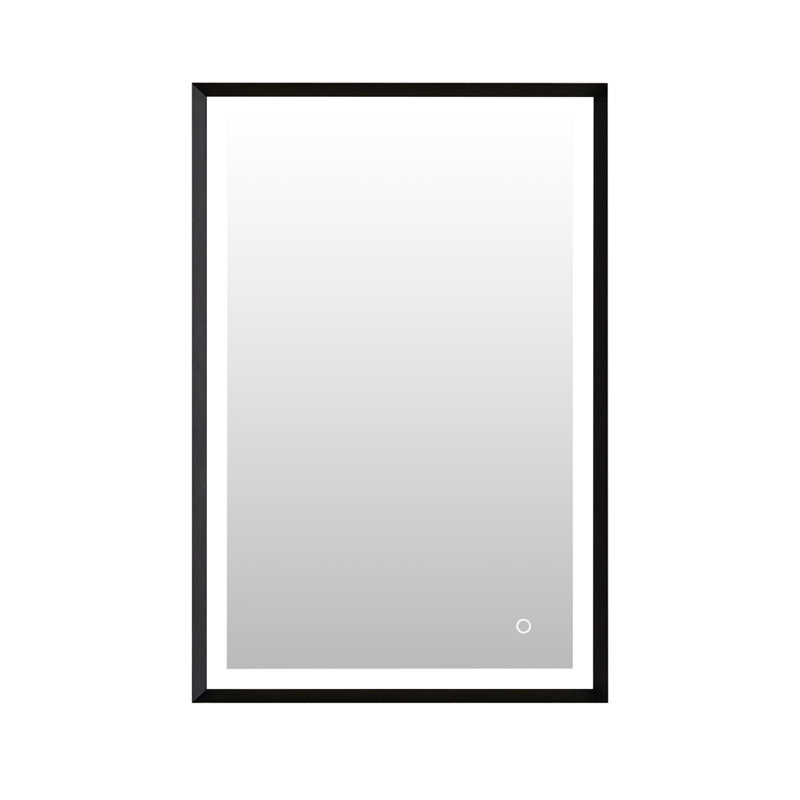 Apollo Gold Rectangular LED Vanity Mirror with Anti-Fog