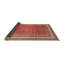 Tapis en laine rouge / beige-924221404