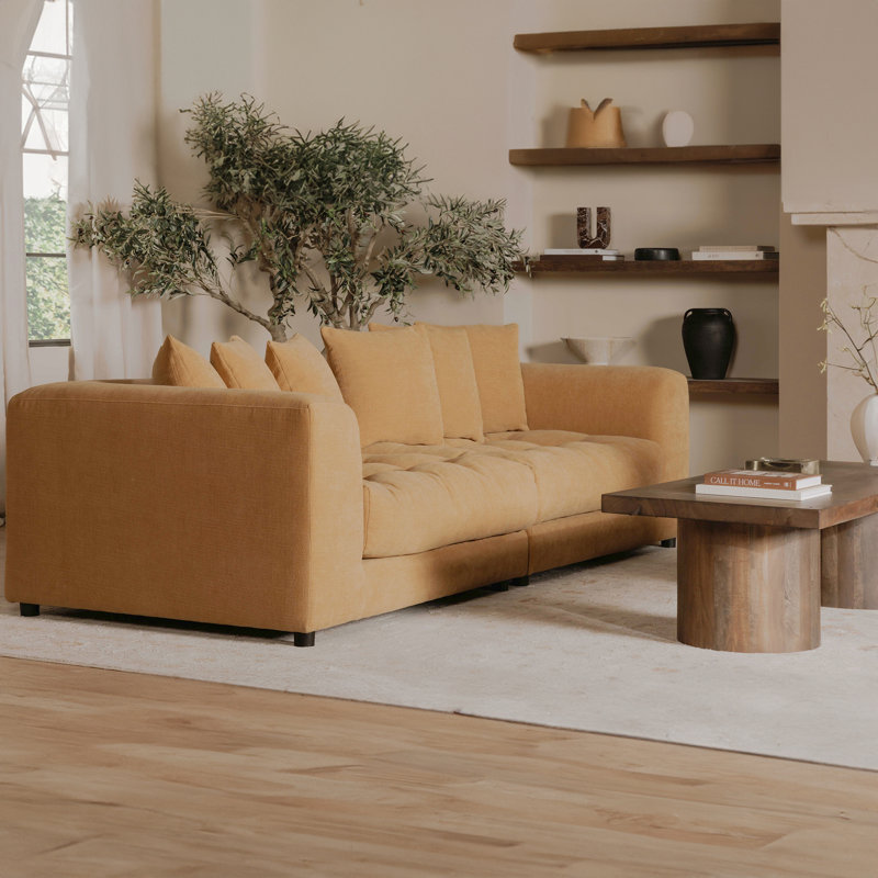 Davie Sofa Golden Yellow, Yellow