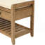 Range-chaussures avec siège rembourré et tiroirs, banc de rangement polyvalent pour hall d'entrée-4250436