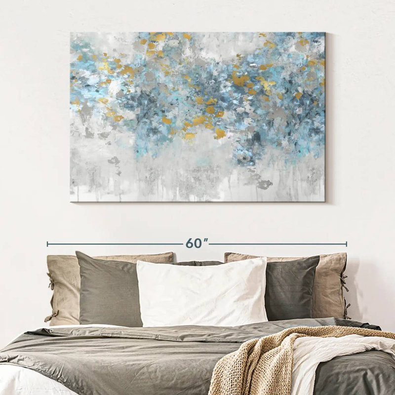 Avery Charmed Aqua, H 34 po x l 51 po