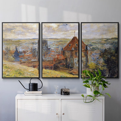 " Dieppe, 1882 " 3 - Pieces Painting Print