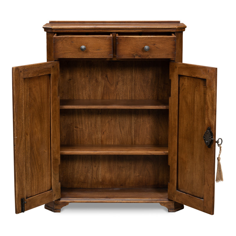 Austrian Hall 27'' W Solid Wood Server, Brown
