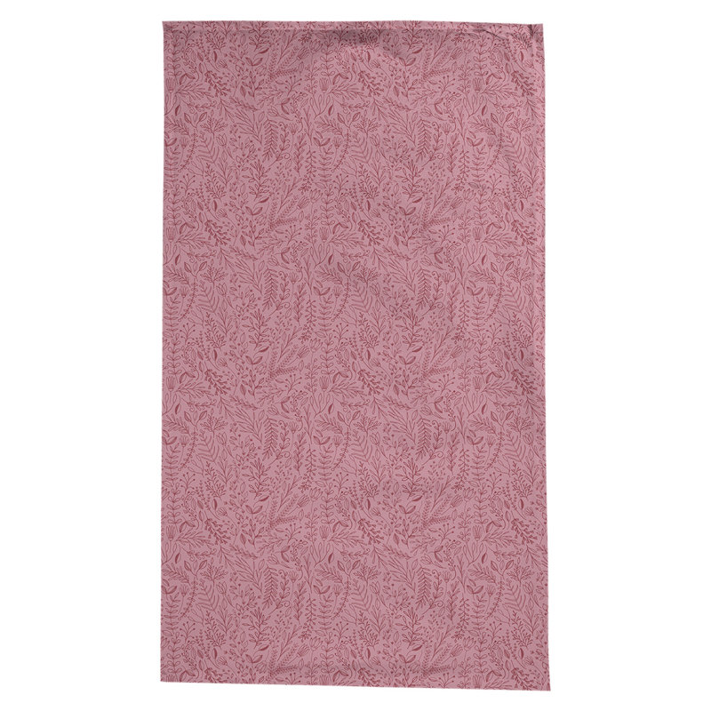 Leffel Ditsy Floral Pattern Tablecloth, Red