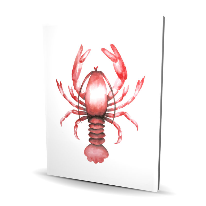 Toile de cuisine rouge homard | Décoration élégante