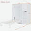Lit escamotable avec armoire supérieure, bureau extensible et bibliothèques ouvertes-2110522087