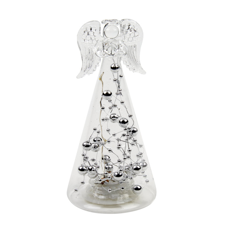 Mcdaniel 15cm Glass Lighted Hanging Figurine Ornament