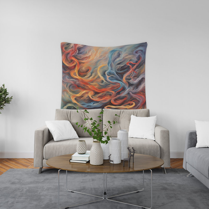 Tapisserie murale, H 88 po x l 104 po x P 1,2 po