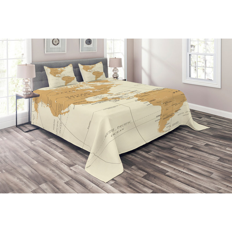 Eclectic Polyester Coverlet