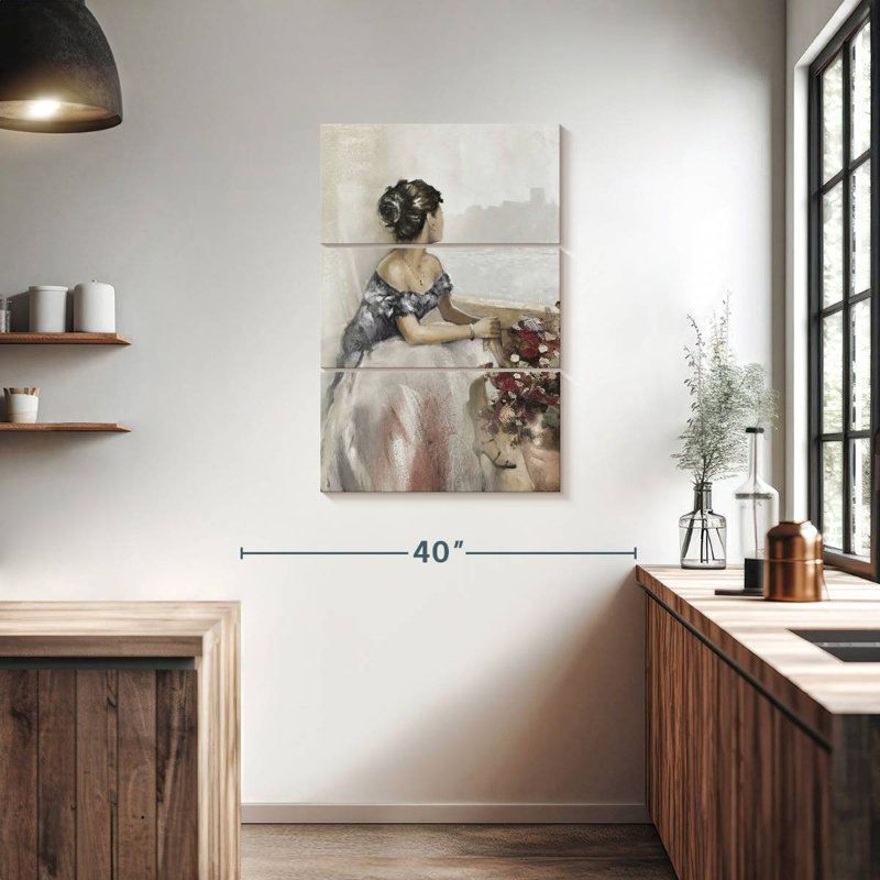 Leisha Romantic Soft Window, 38" H x 24" W