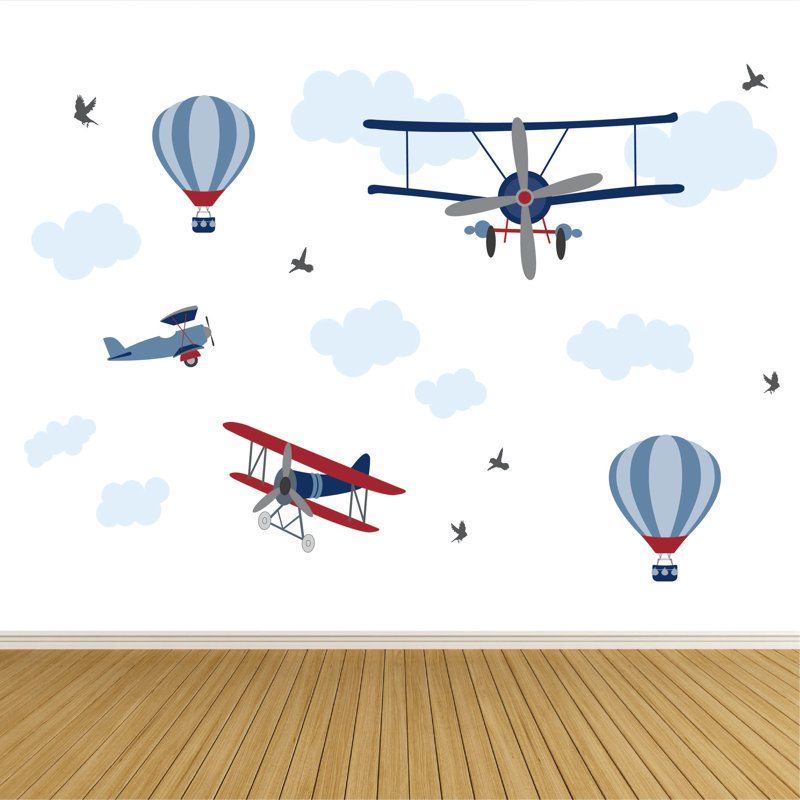 Adhésif décoratif avion