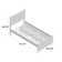 Daury Solid Wood Platform Bed with Matching Footboard and Storage Drawers