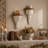 Distressed White Decorative Wall Shelf Set