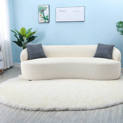Confortables canapés beige Boucle pour les salons modernes