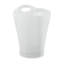 Panier à déchets demi-cercle en plastique avec poignées intégrées - 2,5 gallons - Basics par Wayfair ™-2102739435