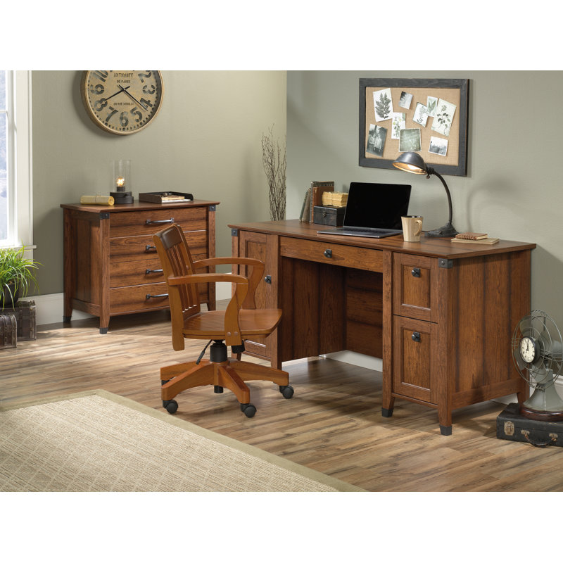 Computer Desk, Washington Cherry