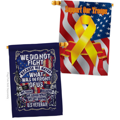 Decorative House Decoration Yard Banner 2-Sided Polyester/Polyester Blend 40 x 28 in. House Flag