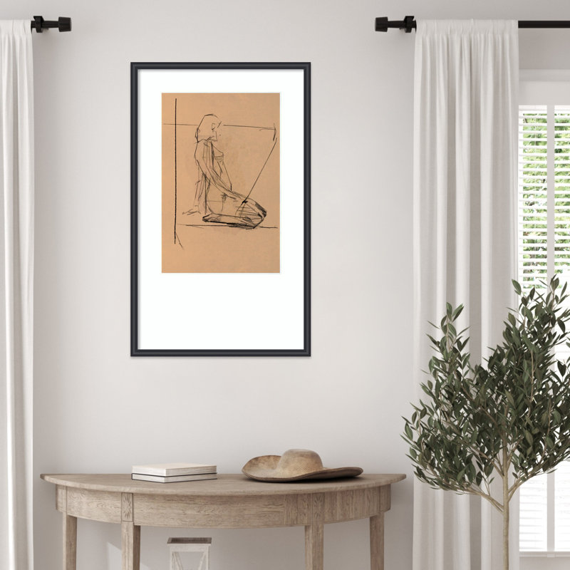 «EIAtude FeIAminine No. 5» par Cartissi, reproduction d'art encadrée, H 31 po x l 19 po
